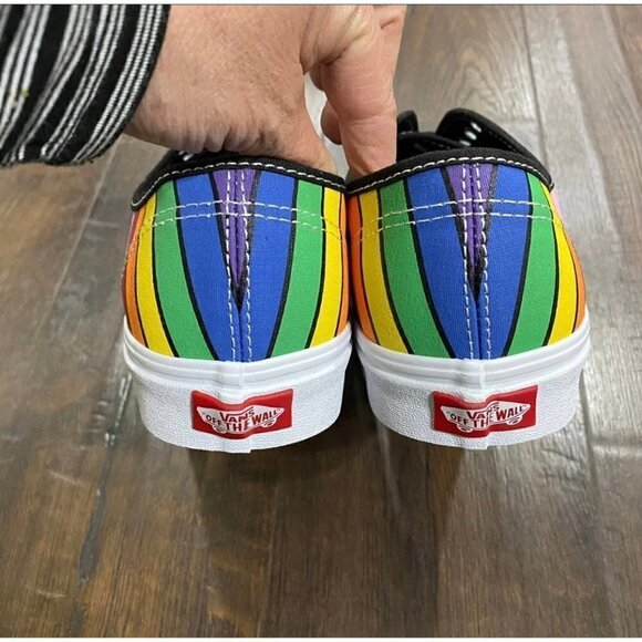 NWOT Vans Authentic Refract Rainbow Sneakers Size 13 Men - Picture 7 of 10